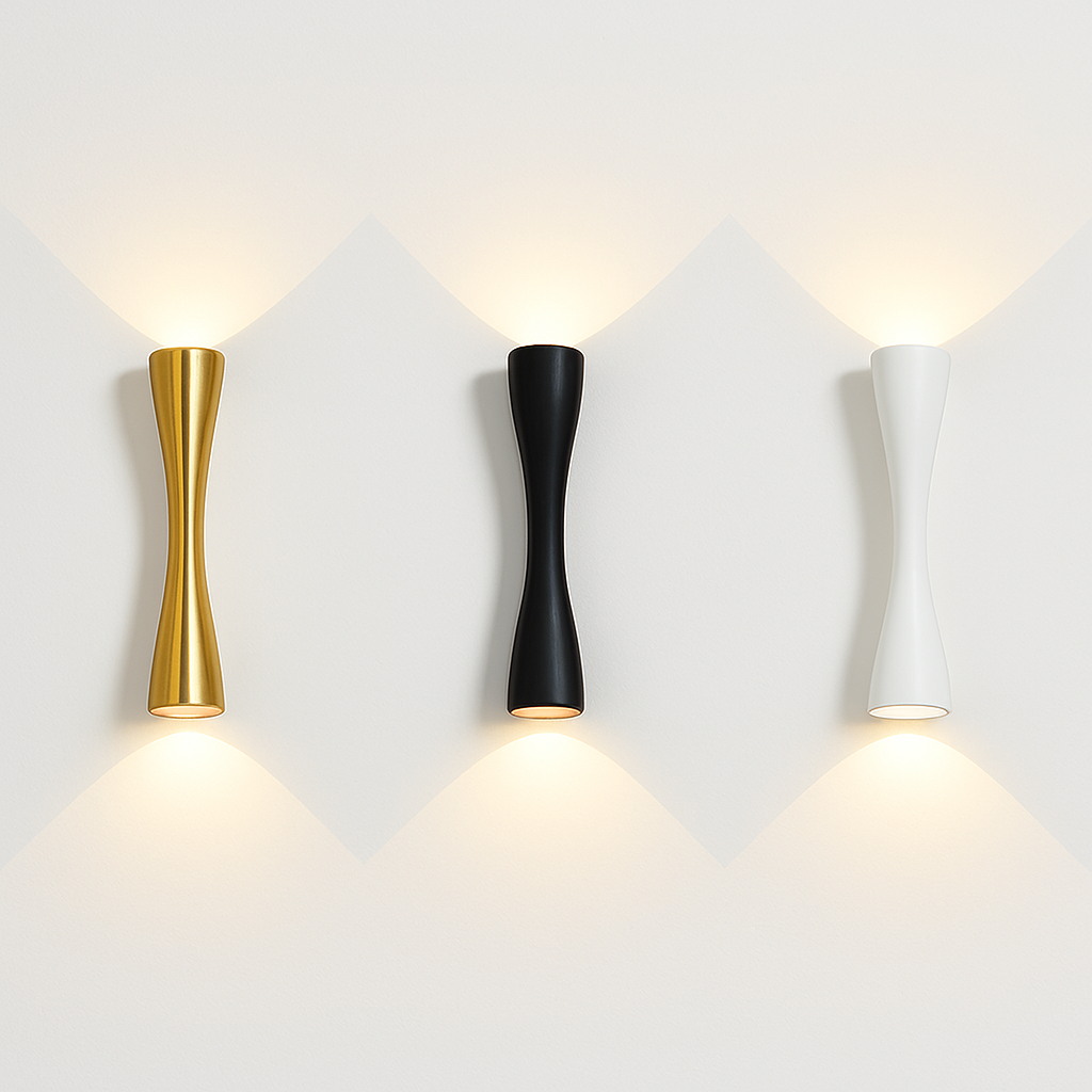 applique murale led minimaliste moderne imperméable idéale intérieur extérieur