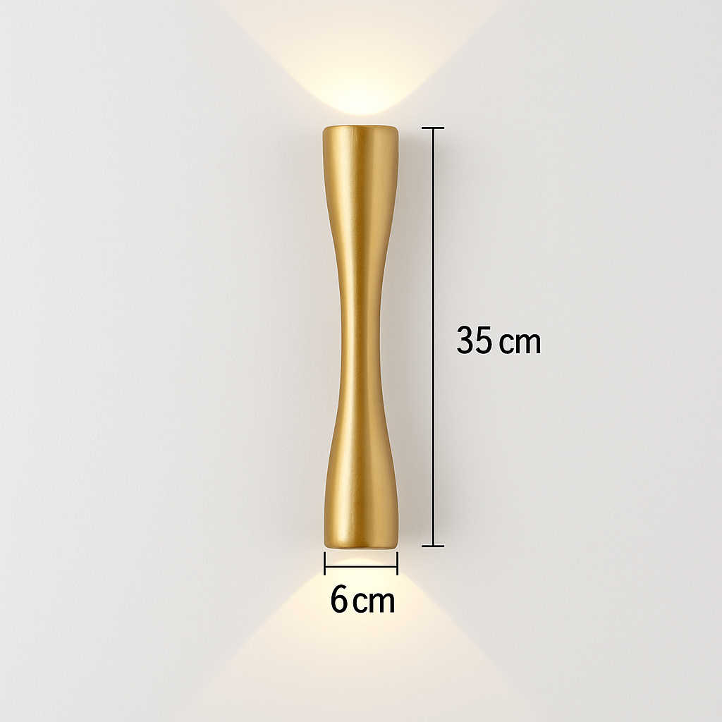 applique murale led minimaliste moderne imperméable idéale intérieur extérieur