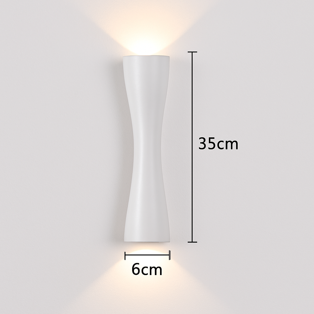 applique murale led minimaliste moderne imperméable idéale intérieur extérieur