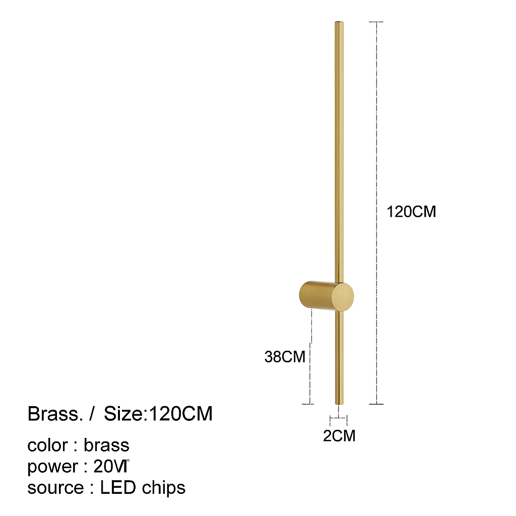 Applique murale LED minimaliste plus longue