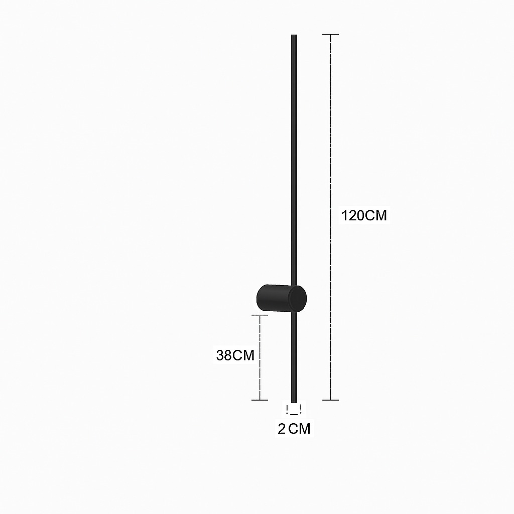 Applique murale LED minimaliste plus longue