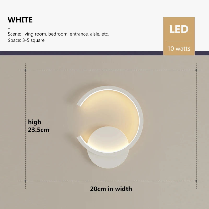 Applique murale LED moderne