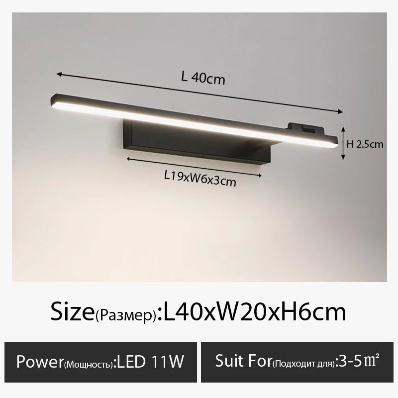Applique murale LED moderne AC90-260V