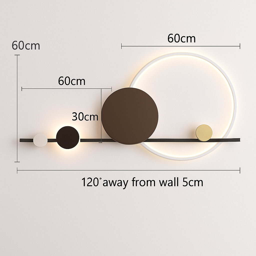 Applique murale LED moderne atmosphère applique pour salon salle à manger chambre hôtel Hall salon escaliers allée décor à la maison luminaire