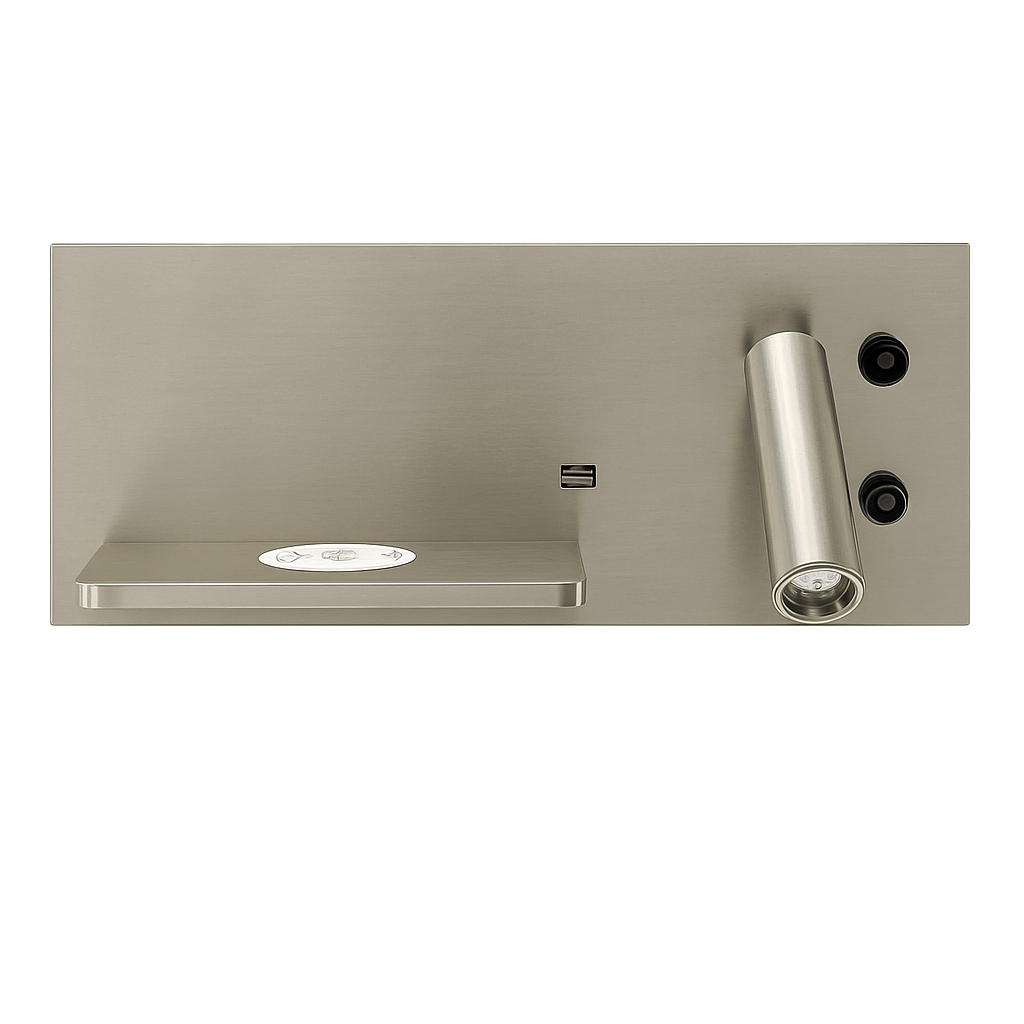 applique murale led moderne avec chargeur sans fil pour décoration intérieure