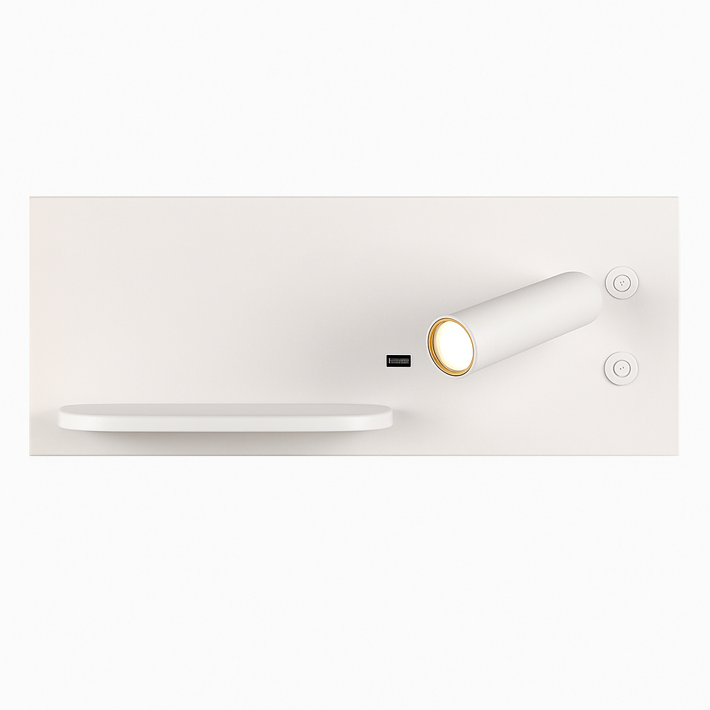 applique murale led moderne avec chargeur sans fil pour décoration intérieure
