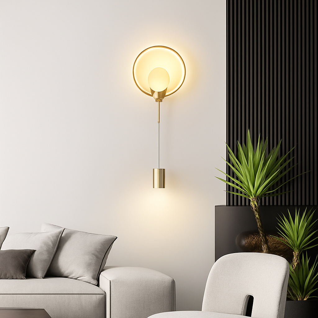 applique murale led moderne avec gradation de température