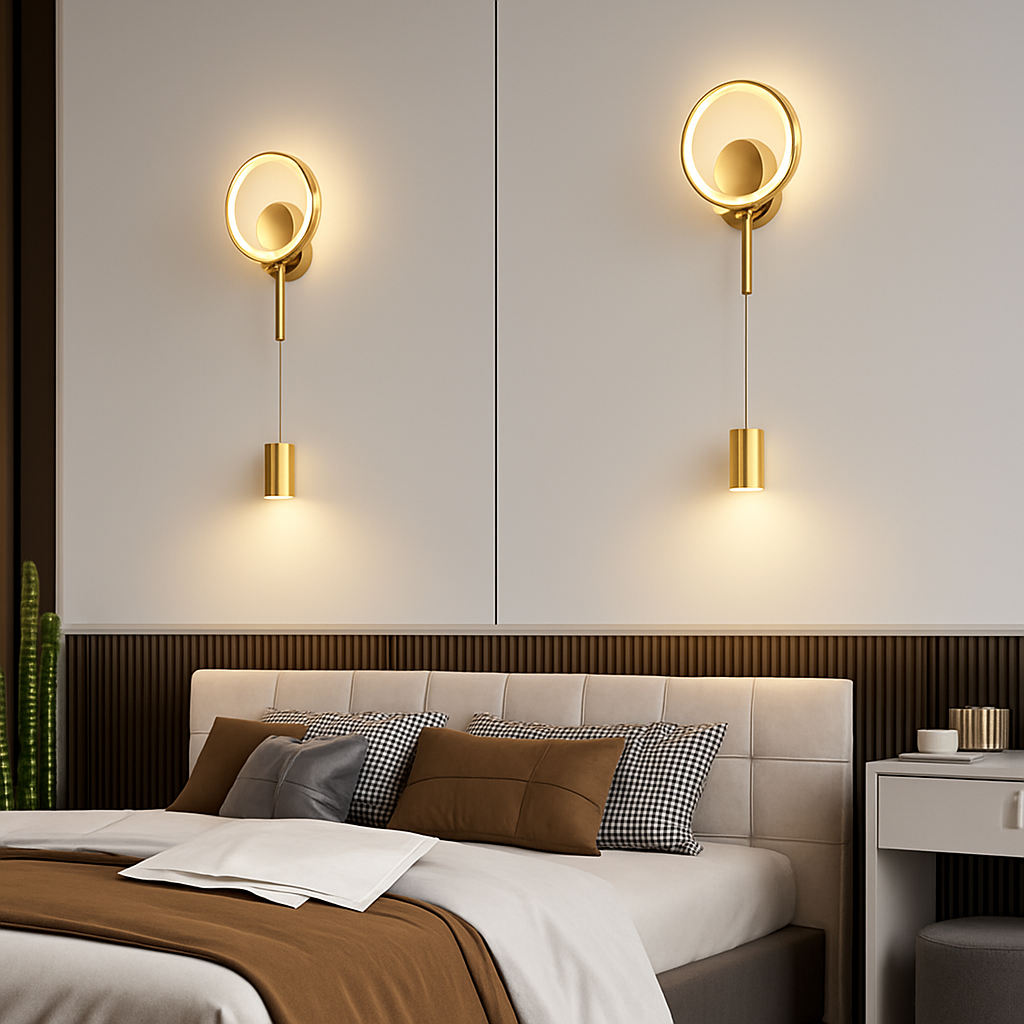 applique murale led moderne avec gradation de température