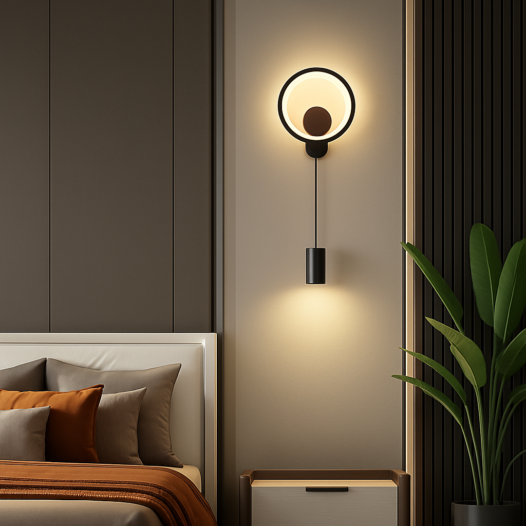 applique murale led moderne avec gradation de température