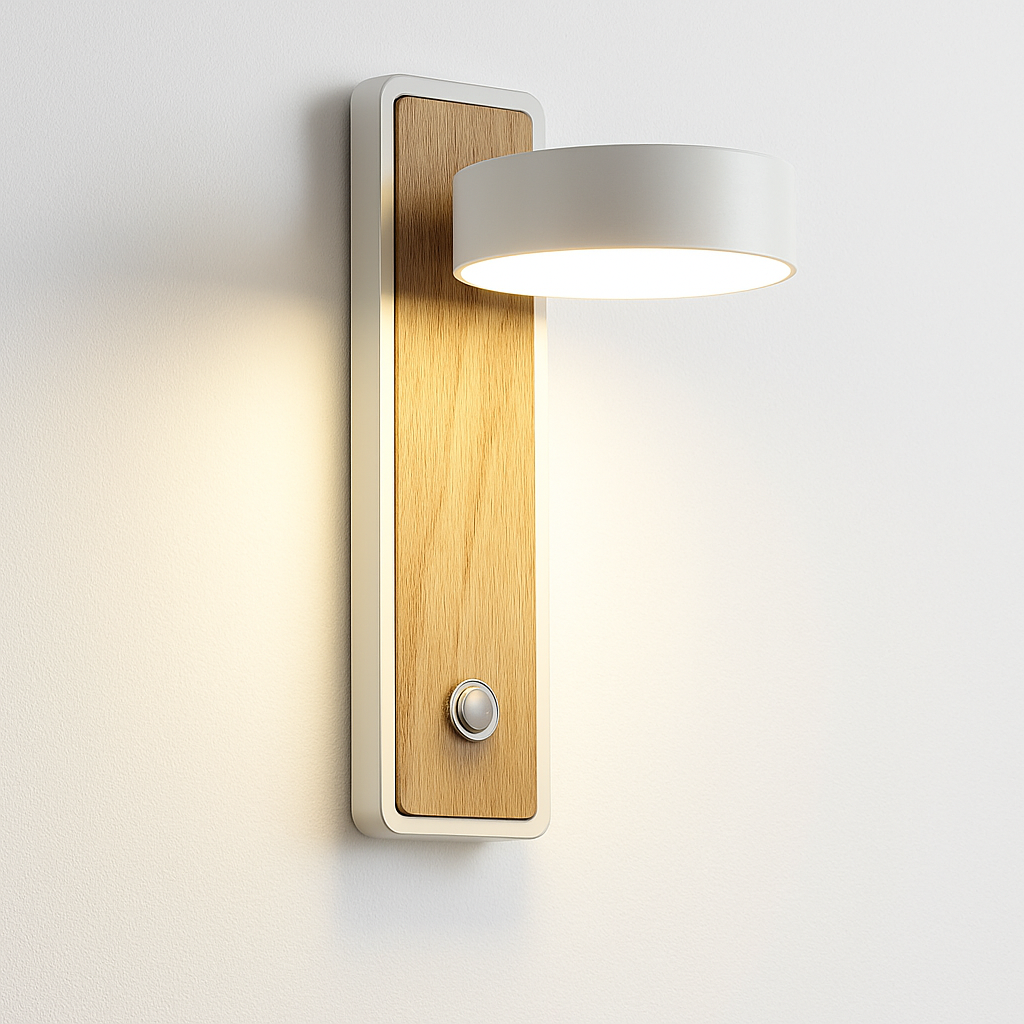 applique murale led moderne avec interrupteur pour lecture