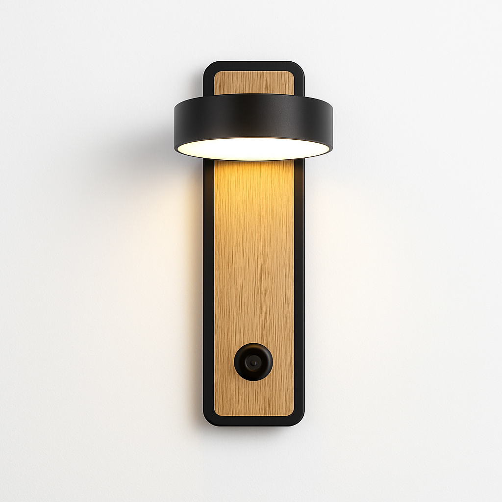 applique murale led moderne avec interrupteur pour lecture
