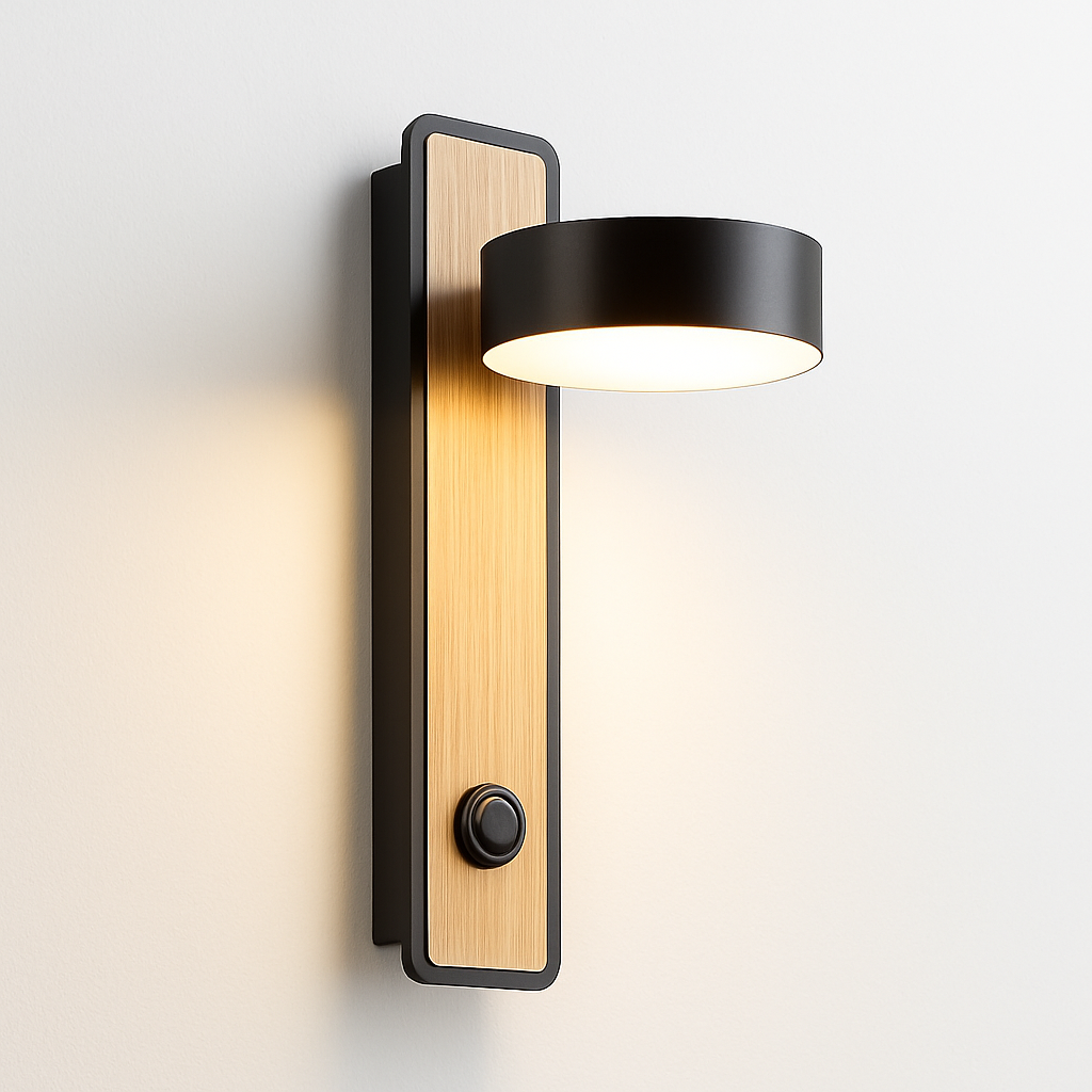 applique murale led moderne avec interrupteur pour lecture