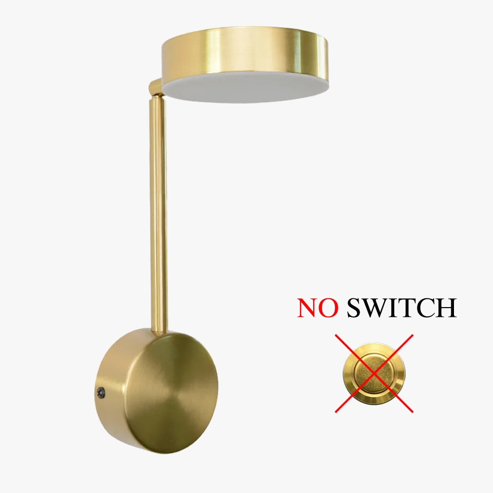 applique murale led moderne avec interrupteur rotative pour décoration maison