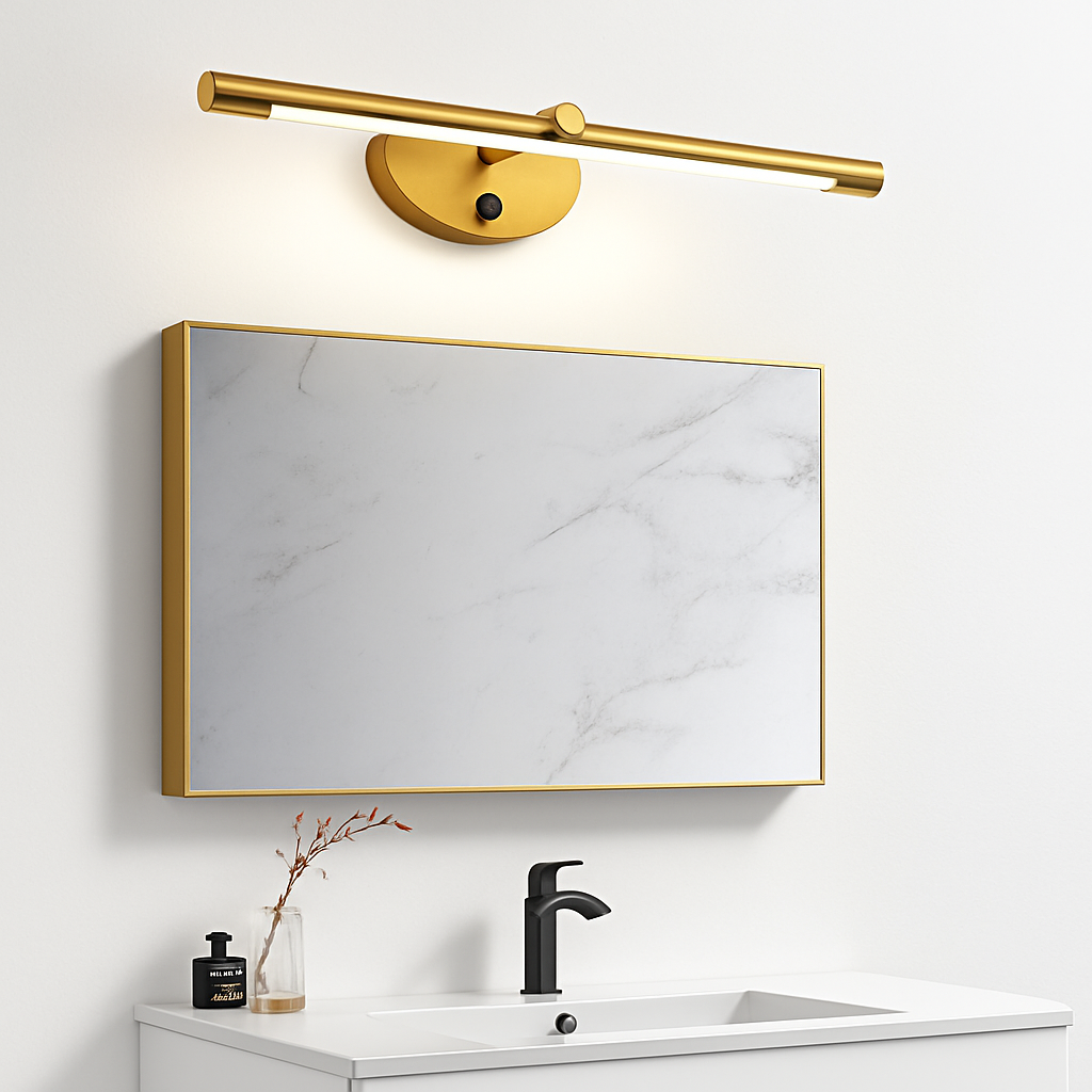applique murale led moderne avec interrupteur tactile pour miroir