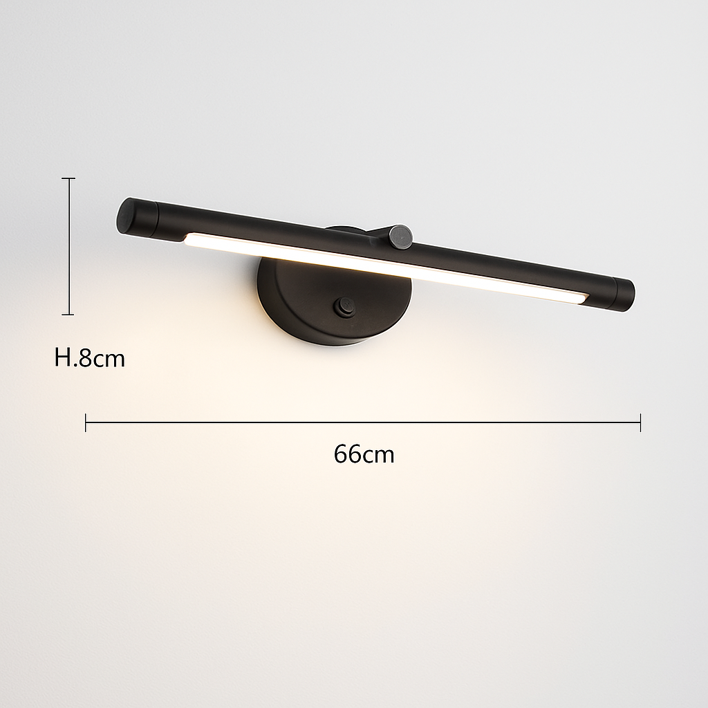 applique murale led moderne avec interrupteur tactile pour miroir