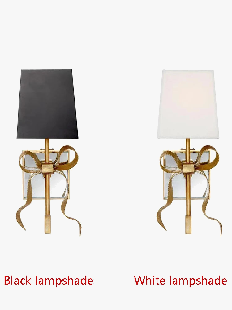 Applique murale LED moderne avec nœud rétro
