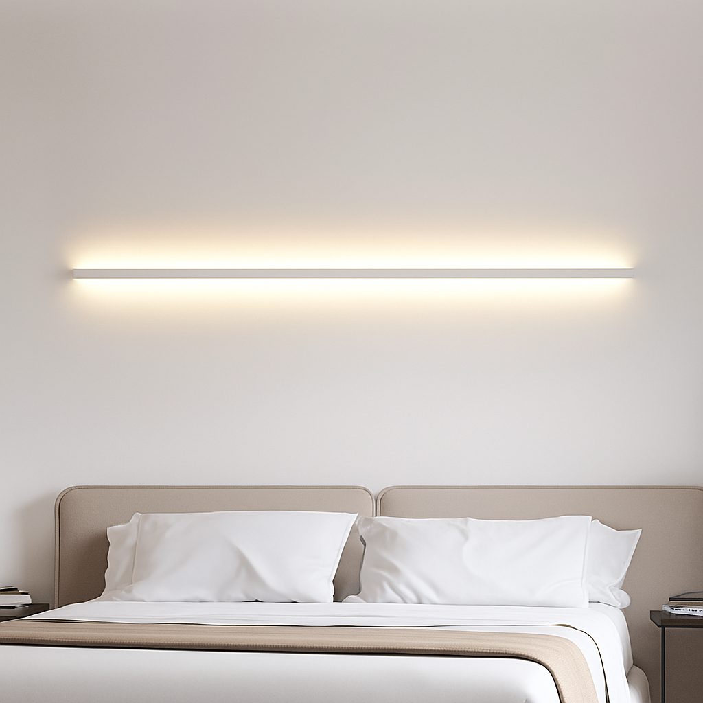 applique murale led moderne avec variateur métal