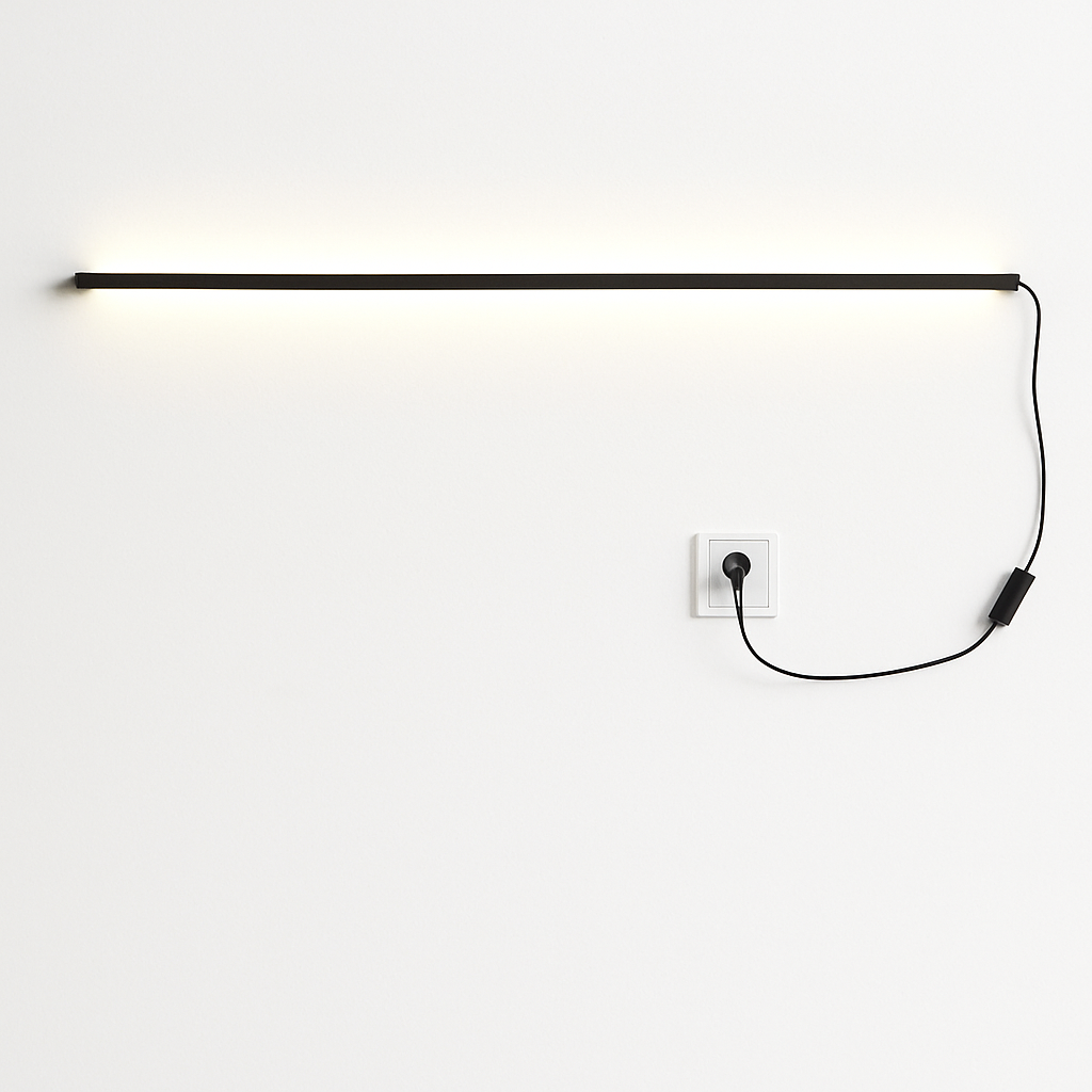 applique murale led moderne avec variateur métal