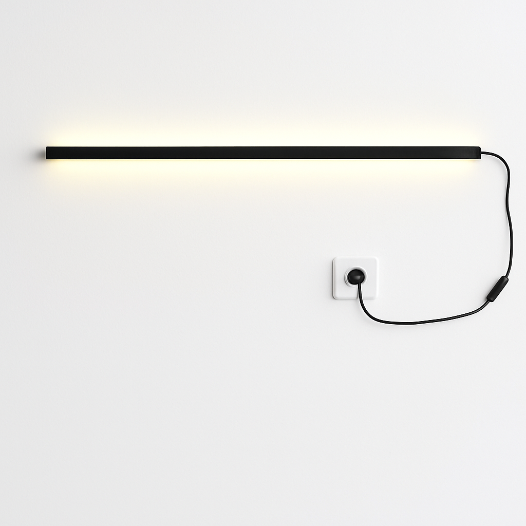 applique murale led moderne avec variateur métal