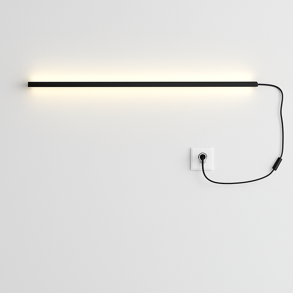 applique murale led moderne avec variateur métal