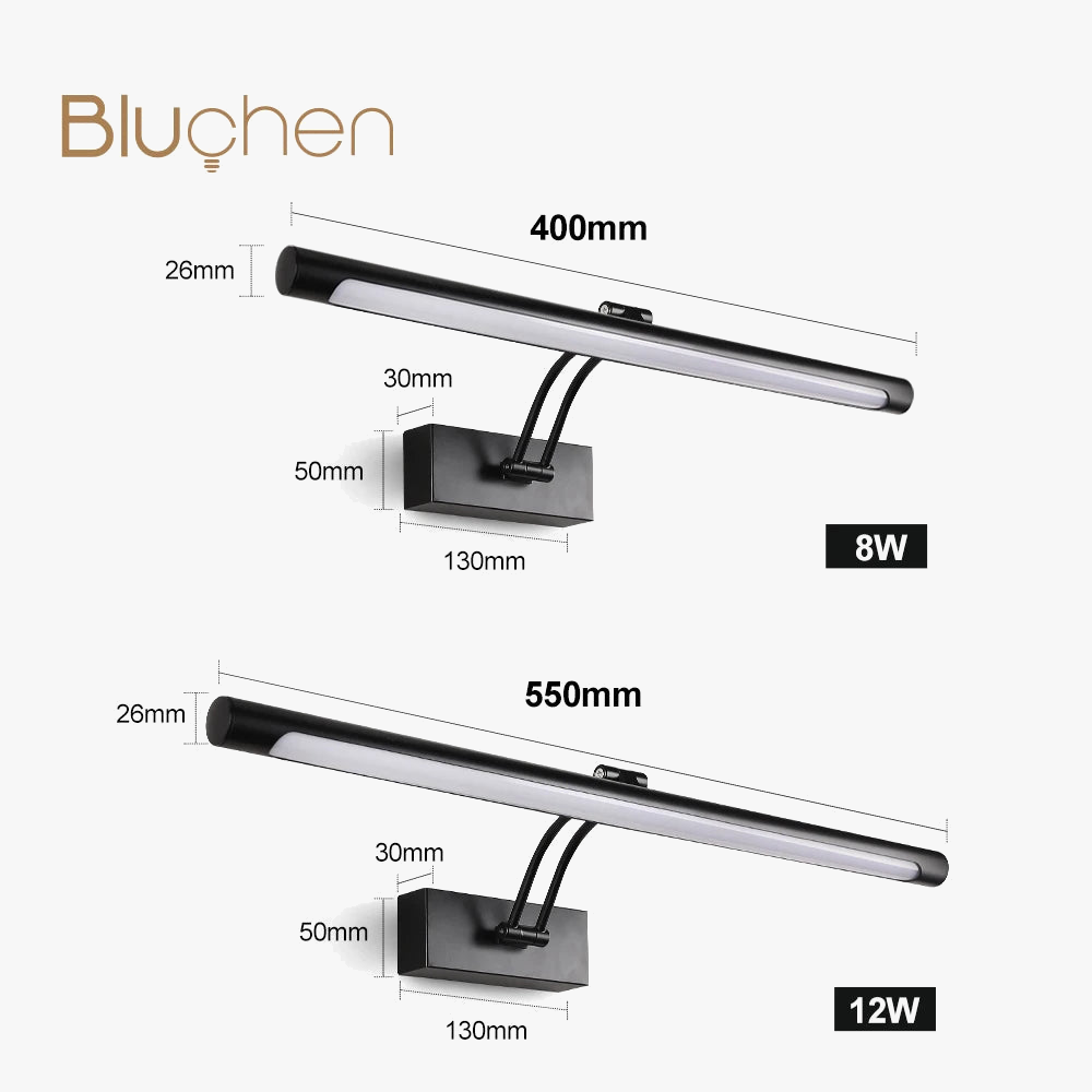 applique murale led moderne éclairage intérieur pour miroir