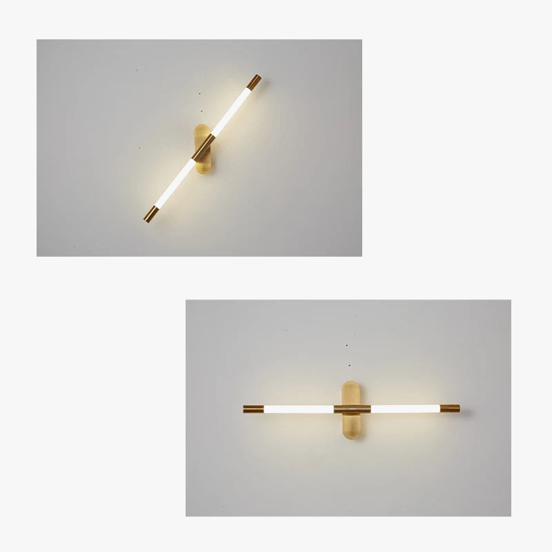 applique murale LED moderne décorative design nordique rotative