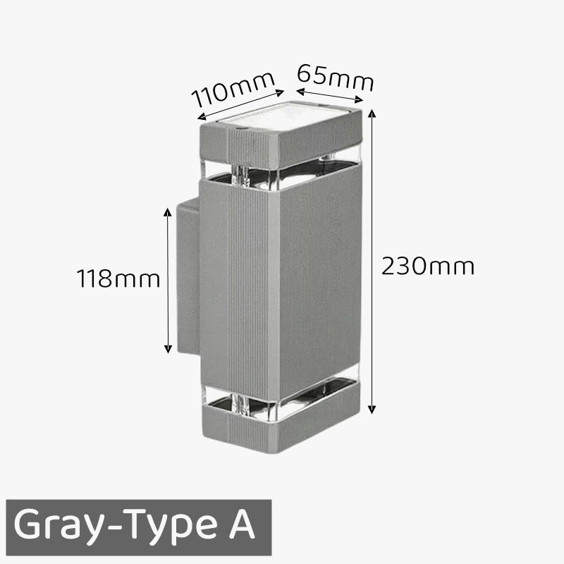 Applique murale LED moderne d'extérieur