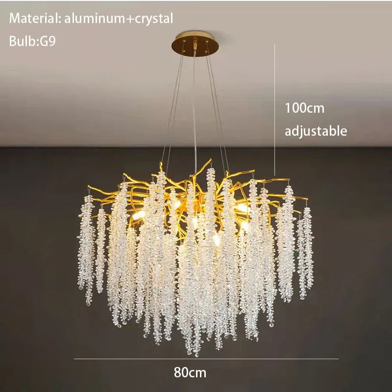 applique murale led moderne design art déco branches de fleurs de cerisier