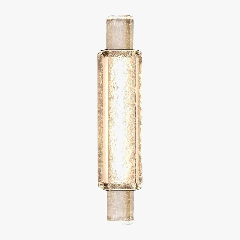 applique murale led moderne design en cristal transparent pour intérieur