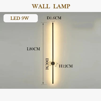 applique murale led moderne design nordique pour intérieur élégant