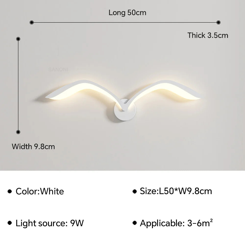applique murale led moderne design pour décoration intérieure créative