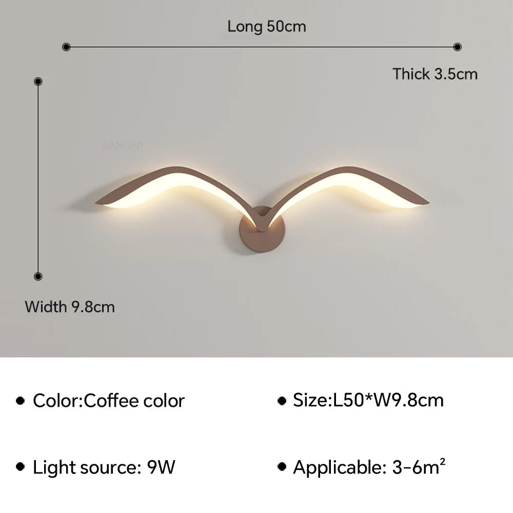 applique murale led moderne design pour décoration intérieure créative