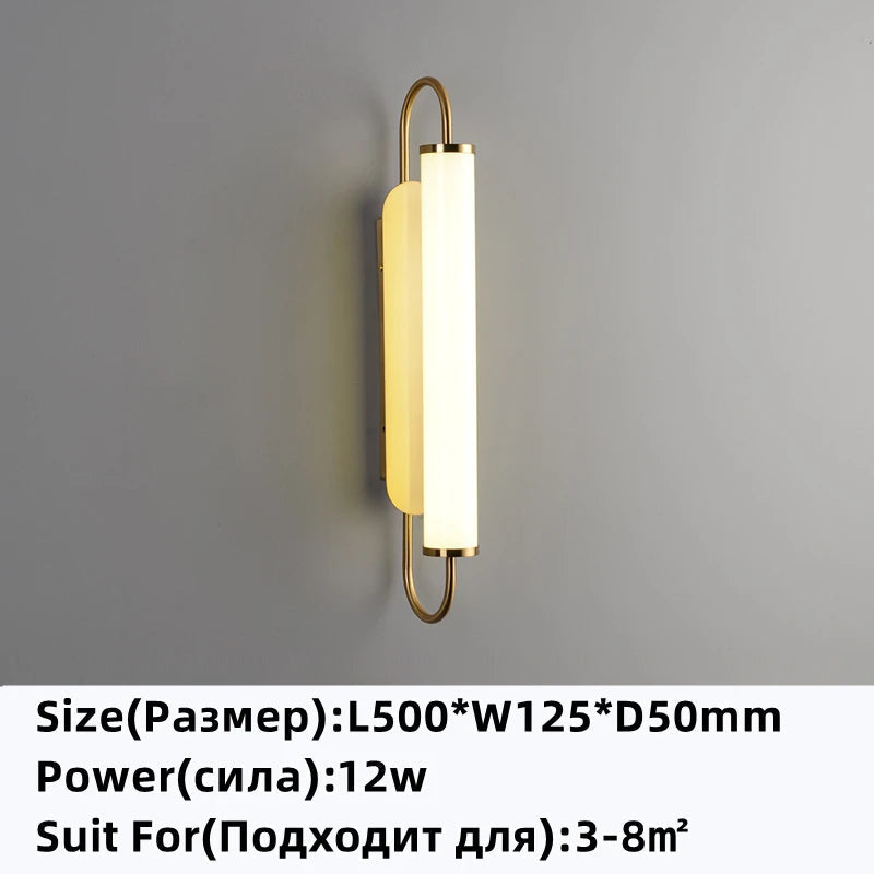 applique murale led moderne en acrylique pour décor intérieur