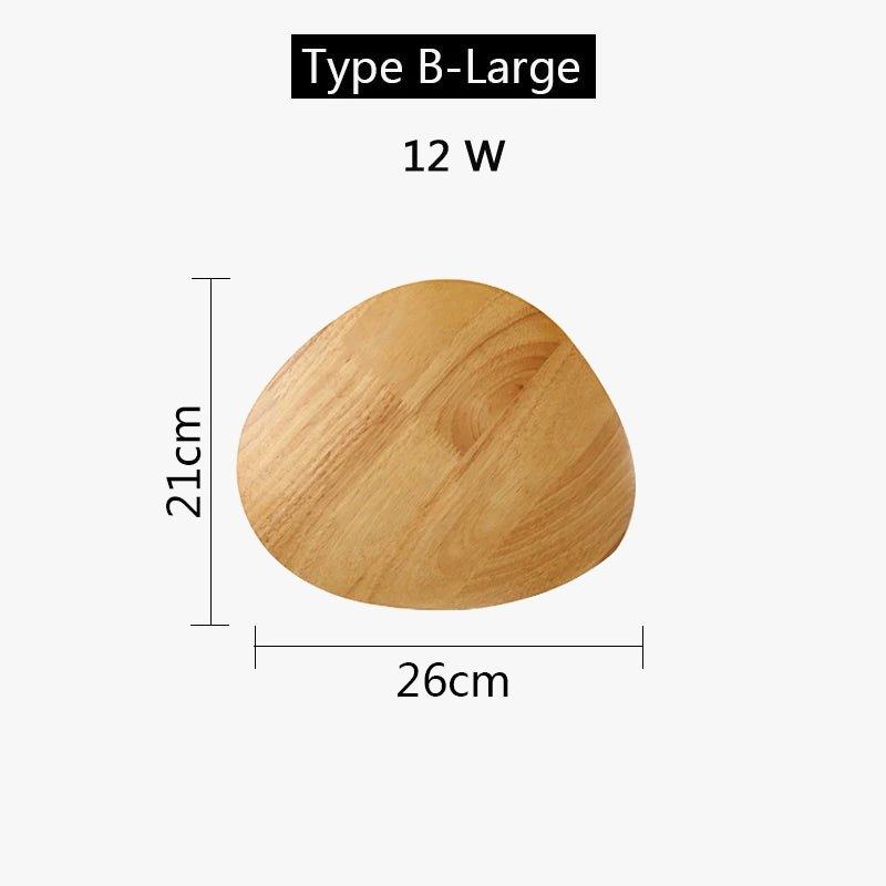 applique murale led moderne en bois avec originalité nordique