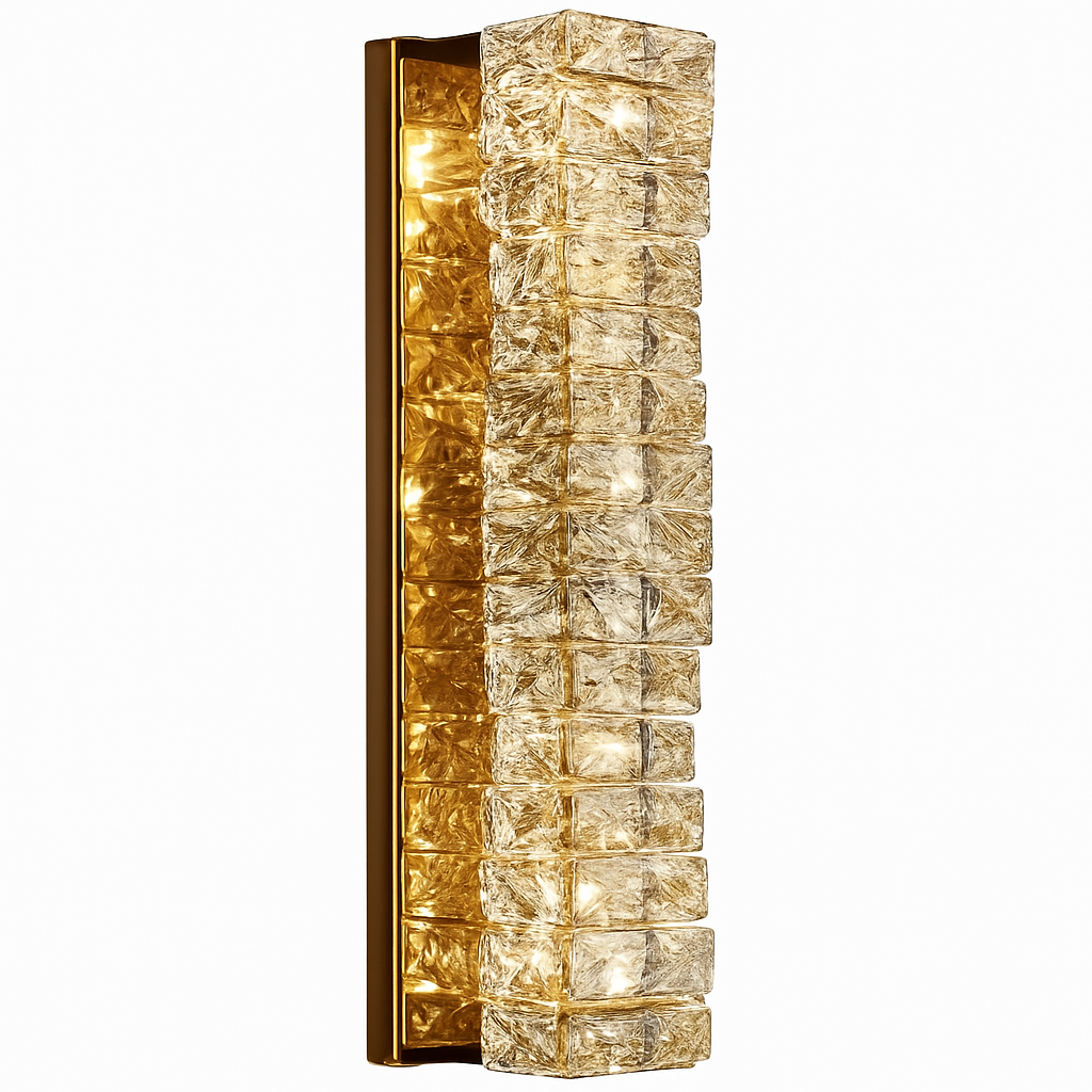 applique murale led moderne en cristal k9 de luxe décorative
