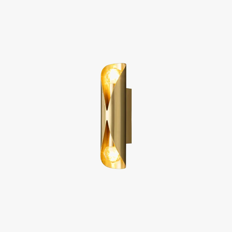 applique murale led moderne en cuivre pour intérieur élégant
