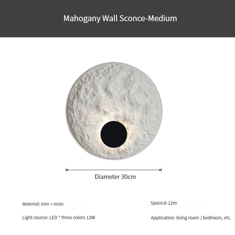 applique murale led moderne en forme d'anneau style nordique décoratif