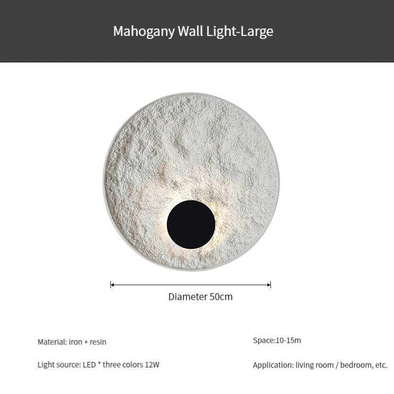 applique murale led moderne en forme d'anneau style nordique décoratif