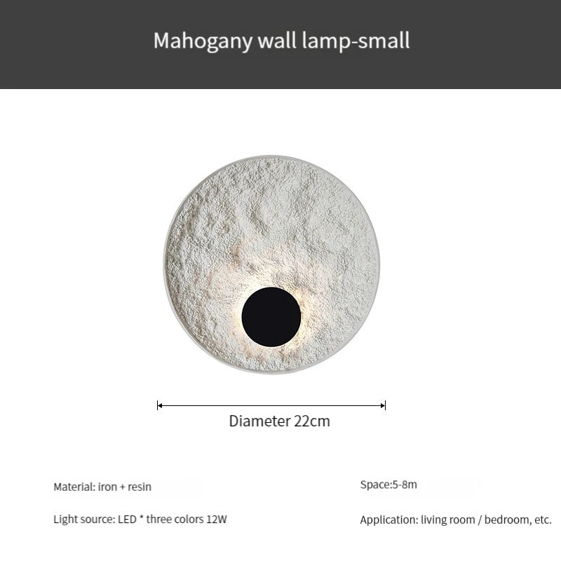 applique murale led moderne en forme d'anneau style nordique décoratif