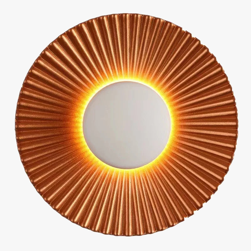 applique murale led moderne en forme de disque pour hôtel et restaurant