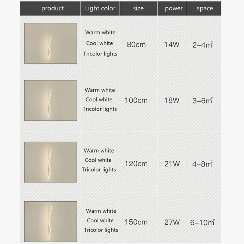 applique murale led moderne en forme de s pour éclairage décoratif