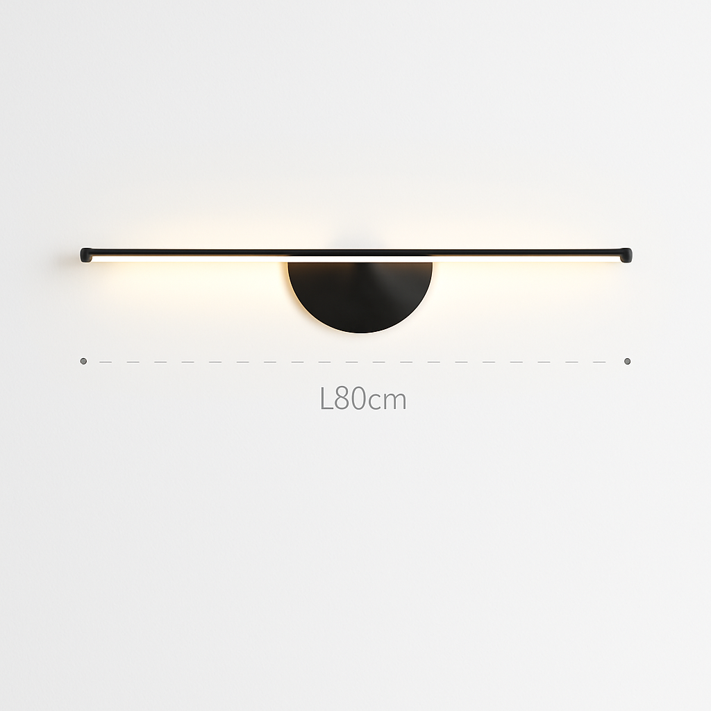 Applique murale LED moderne en Grain de bois de noyer