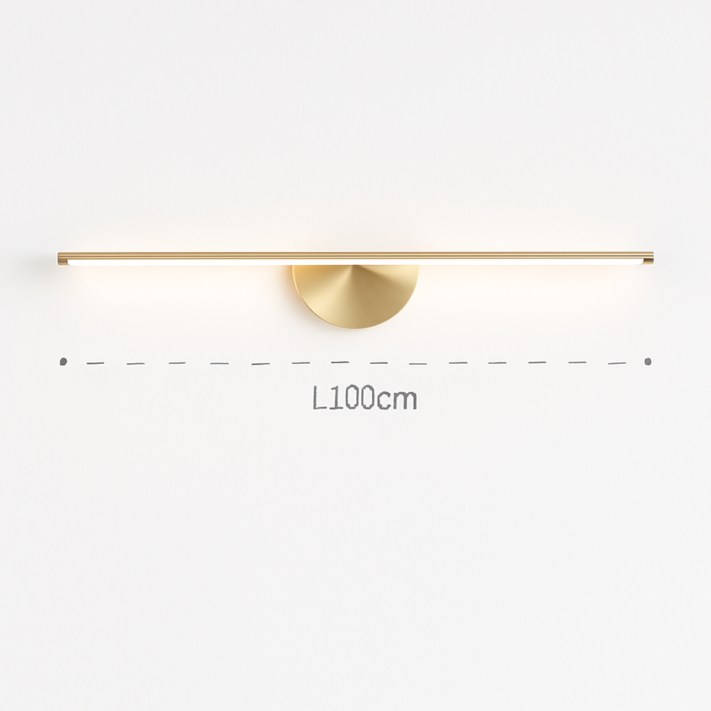 Applique murale LED moderne en Grain de bois de noyer