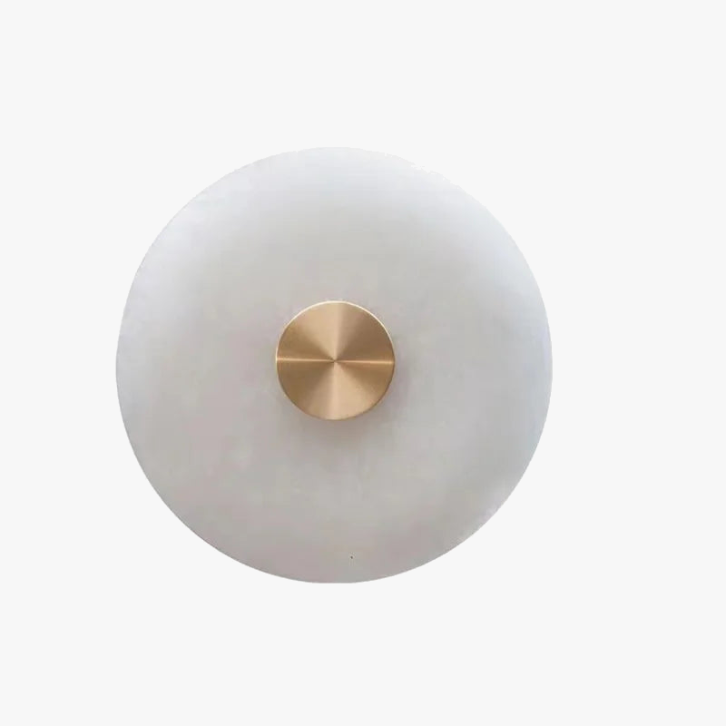 applique murale led moderne en marbre et cuivre 3000k artistique