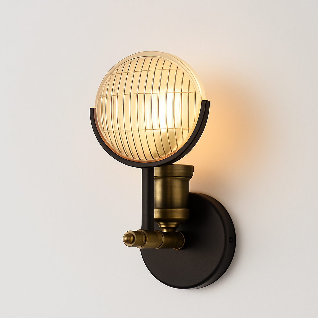 applique murale led moderne en verre décoratif nordique