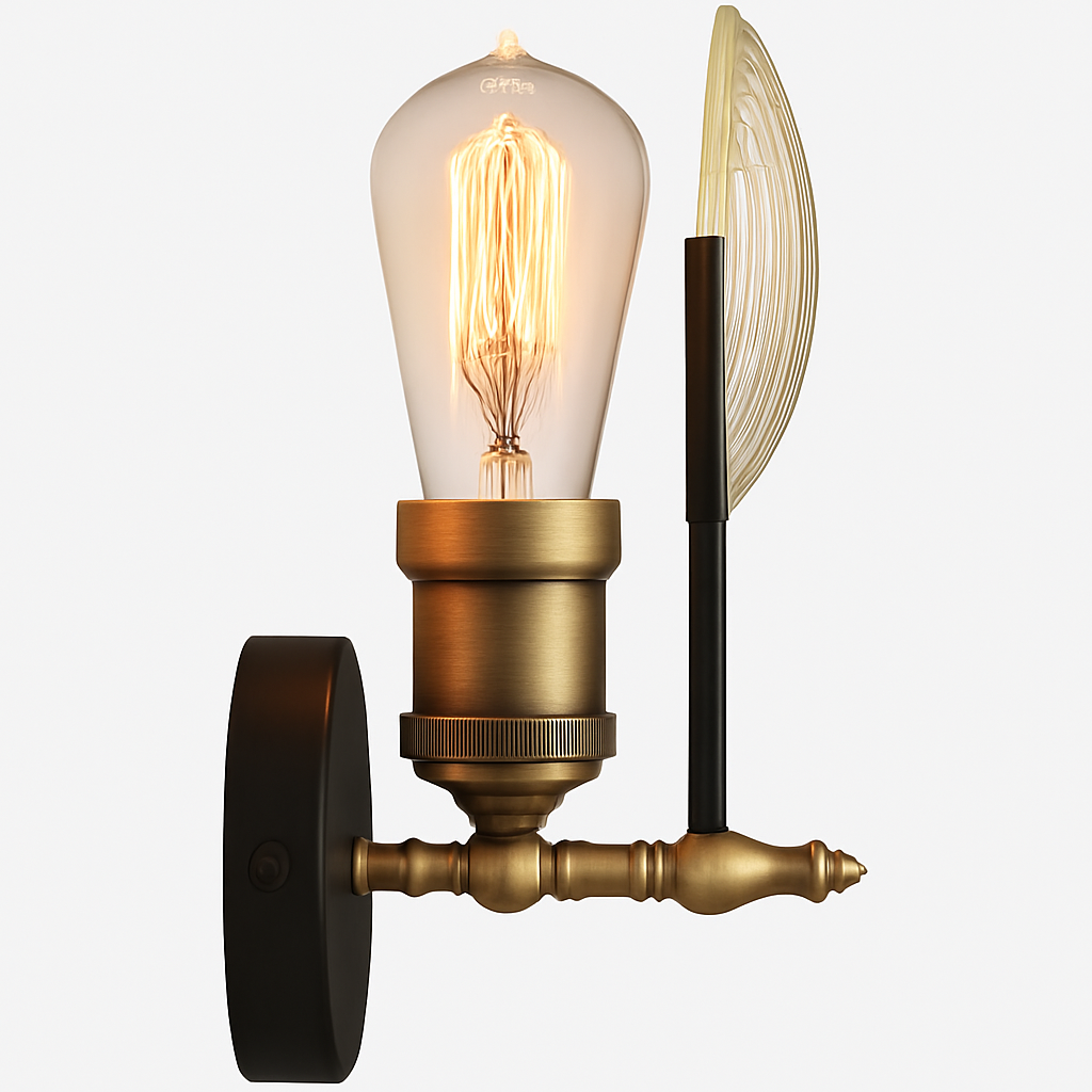 applique murale led moderne en verre décoratif nordique