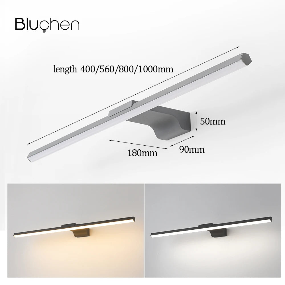 applique murale led moderne à intensité variable pour intérieur