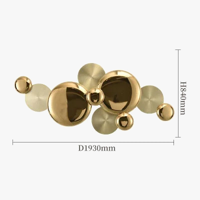 applique murale led moderne luxe nordique pour tv fond
