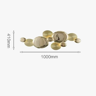 applique murale led moderne luxe nordique pour tv fond