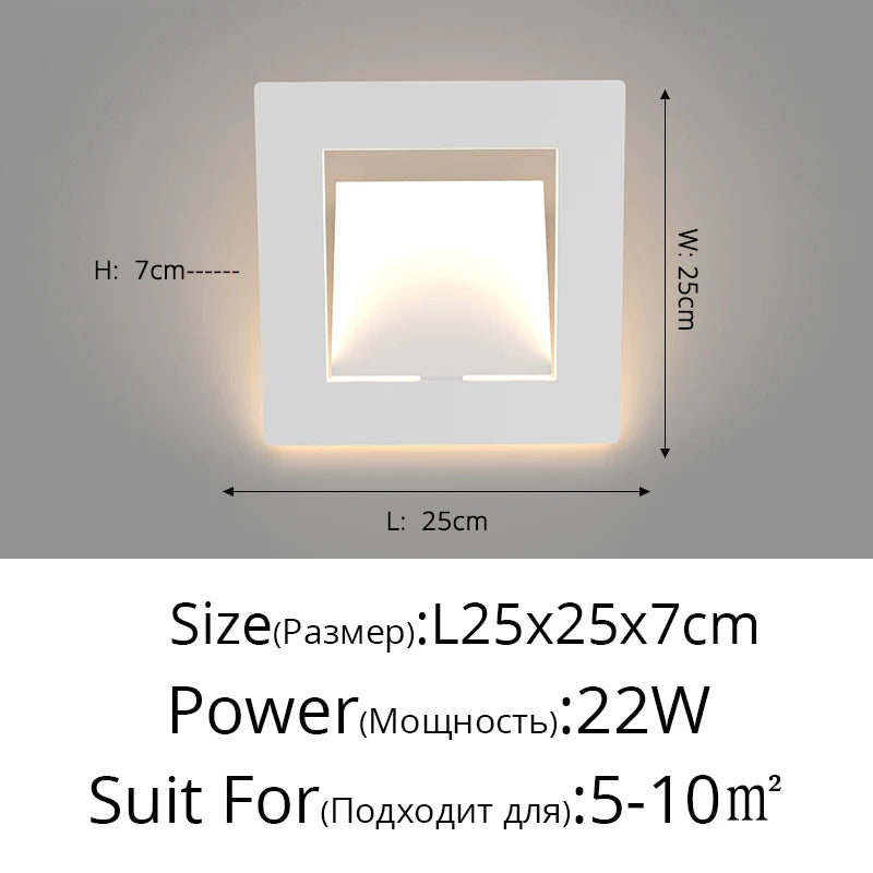 applique murale led moderne minimaliste pour intérieur